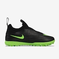 Chuteira Society Infantil Nike Vapor 17 Club Flex PRETO