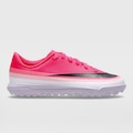 Chuteira Society Infantil Nike Vapor 17 Club BRANCO/ROSA