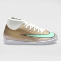 Chuteira Futsal Infantil Nike Superfly 11 Club Mbappé OURO/VERDE
