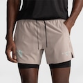Opção de cor BEGE de Shorts Masculino Puma Hyrox 2in1