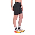 Bermuda com Bolso Feminina Olympikus Corre Foco PRETO/PRATA