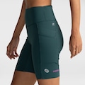 Bermuda com Bolso Feminina Olympikus Corre Foco VERDE ESCURO
