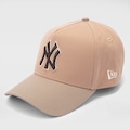 Boné Unissex New Era 940AF NY Yankees Mocha Mousse Aba Curva MARROM