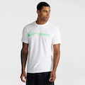 Opção de cor BRANCO/VERDE CLA de Camiseta Nike Dri-Fit Standard Run Masculina