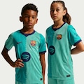 Camisa Barcelona III 2026/27 Nike Infantil VERDE/VERMELHO