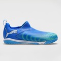 Chuteira de Society Puma Infantil Future 9 Match Mid AZUL/VERDE