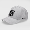 Boné Unissex do Ceará Super Cap Silk Aba Curva CINZA