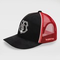 Boné Unissex do Santa Cruz Super Cap Silk e Bordado Aba Curva PRETO
