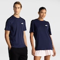 Opção de cor AZUL ESC/BRANCO de Camiseta Manga Longa Puma Small Logo Unissex