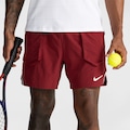 Opção de cor VERMELHO de Shorts Dri-FIT Nike Court Slam U2 NY Masculino