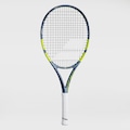 Raquete de Tênis Babolat Pure Aero JR 26 Polegadas CINZA/AMARELO