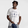Camiseta Dallas Cowboys NFL Masculina PRATA