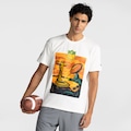 Camiseta NFL Brasil Crist GM 26 Unissex OFF WHITE