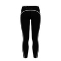 Calça Legging Under Armour Heatgear Novel Feminina PRETO/BRANCO
