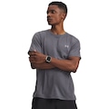 Camiseta Under Armour Velociti Reflct Unissex Corrida CINZA ESC/PRATA