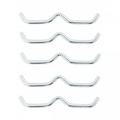 Gancho W para Mini Cama Elastica KL Master Jump Profissional - 10 unidades PRATA