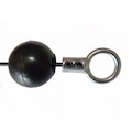 Kit 10 Bolas Terminal para Cabo de Aço Bolinha Reparo PRETO