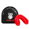 Protetor Bucal Duplo Gorilla Boxe e Muay-Thai com Capinha I VERMELHO