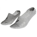 Kit de Meias Soquete Asics Invisible Training Socks - Adulto - 2 Pares CINZA