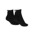 Kit de Meias Cano Curto Asics Basic Pack - Adulto - 3 Pares PRETO