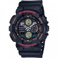 Relógio Digital Analógico G-Shock GA-140-1A4DR - Masculina PRETO/VERMELHO