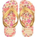 Chinelo Havaianas Kids Flores - Infantil OURO