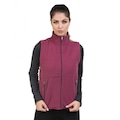 Colete Fleece Extreme UV Thermo Soft com Proteção Solar - Feminino VINHO