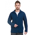 Jaqueta Extreme UV Fleece Thermo Soft com Proteção Solar - Masculina AZUL