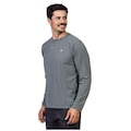 Camiseta Manga Longa Extreme UV com Proteção Solar - Masculina CINZA MESCLA