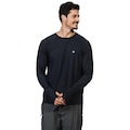 Camiseta Manga Longa Extreme UV Ice com Proteção Solar - Masculina PRETO