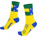 Meia Hupi Sergipe Cano Médio - 36 ao 42 - Adulto AMARELO/AZUL