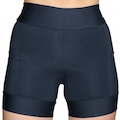 Shorts de Compressão Hupi Run para Corrida  - Feminina PRETO