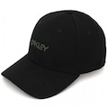 Boné Oakley 6 Panel Stretch Oakley Metallic - Fechado - Adulto PRETO/CINZA