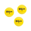Kit Bola de Tênis de Campo Wilson Championship com 03 Unidades AMARELO