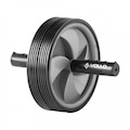 Roda Abdominal Vollo Dupla PRETO/CINZA
