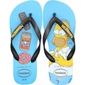 Chinelo Havaianas Simpsons - Masculino AZUL/PRETO