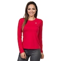 Camisa Manga Longa Extreme Uv com Proteção Solar Ice - Feminina VERMELHO