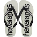 Chinelo Havaianas Top Logomania 2 - Masculino BRANCO/PRETO