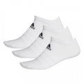 Kit de Meias adidas Ligth Low com 3 Pares - 39 a 42 - Adulto BRANCO/PRETO
