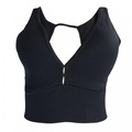 Top FitnessSuplex Alto Giro Trava Costas Feminino PRETO