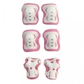 Kit de Proteção Hondar Hd Inline - Infantil BRANCO/ROSA