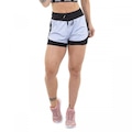 Shorts Everlast Básica - Feminino CINZA/PRETO