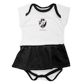 Vestido Body Torcida Baby Vasco da Gama - Infantil BRANCO/PRETO