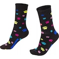 Meias Hupi Love Pets Colors- 34 ao 38  - Adulto PRETO