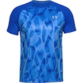 Camiseta Under Armour Qualifier Iso-Chill Printed - Masculina AZUL