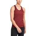 Camiseta Regata Under Armour RUSH? Seamless - Feminina VERMELHO