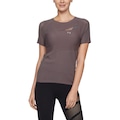 Camiseta Manga Curta Under Armour Warrior Knit - Feminina MARROM