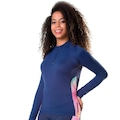 Camisa de Ciclismo Manga Longa Elite 135043 - Feminina AZUL
