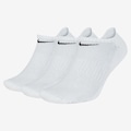 Kit de Meias Nike Everyday Cushion com 3 Pares - Adulto BRANCO