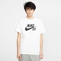 Camiseta Nike SB Básico - Unissex BRANCO/PRETO